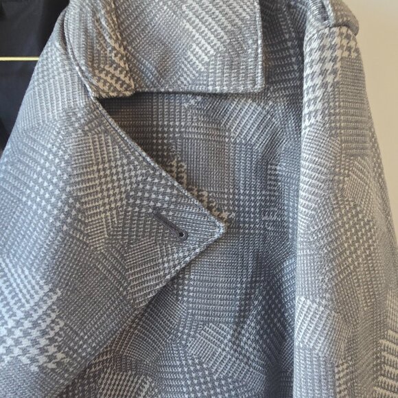 Inc International Concepts Men's Classic-Fit Plaid Trench Coat - Picture 2 of 9